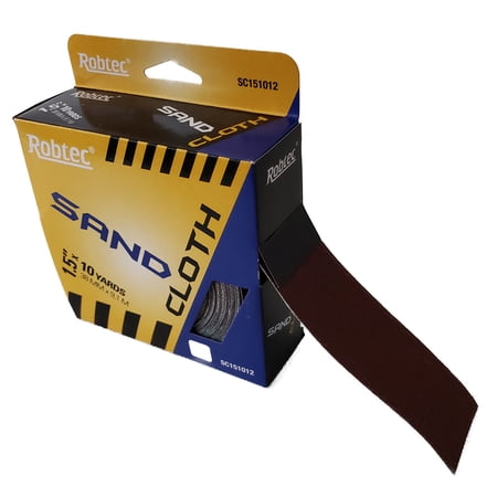 Robtec Sand Cloth, 120 Grit, 1.5" x 10 Yards