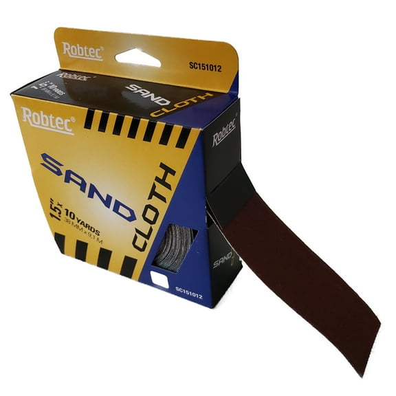 Robtec Sand Cloth, 120 Grit, 1.5" x 10 Yards
