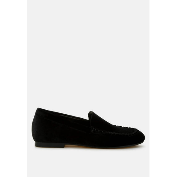 Robua Velvet Flat Loafers