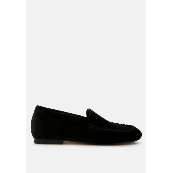 Robua Velvet Flat Loafers