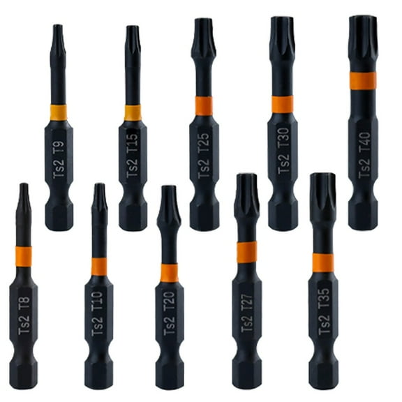 Robust 50Mm Magnetic Torx Screwdriver Bits Compatible With Electric Tools T35 Fangkenuo