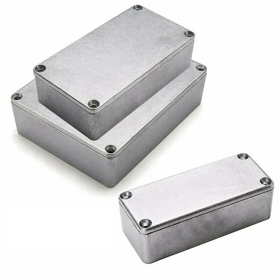 Robust And Durable Aluminum Box Metal Electric Case Silver Enclosure Project Box Built To Withstand Daily Wear And Tear 1590G100X50X26Mm Smile Home
