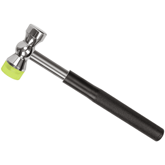 Robust Bike Service Hammer Featuring S136 Grade Steel Head and Resin Dampened Aluminum Handle for Frame Safe Bottom Bracket Work