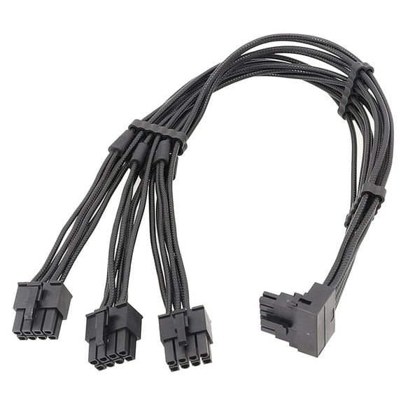 Robust CPU 8Pin Male to 12VHPWR PCIE5.0 16Pin Video Card Cable for RTX40