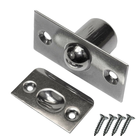 Robust Closet Door Locking Mechanism Featuring a Stainless Steel Ball Catch Latch Design