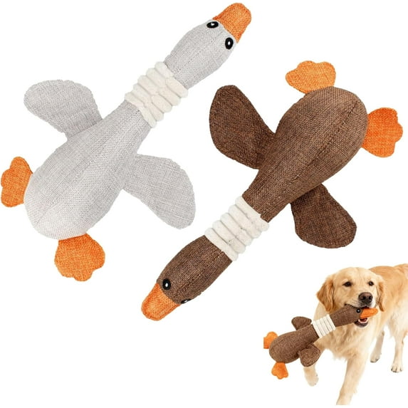 Robust Duck-Designed for Heavy Chewers, 2026 New Rubber Duck for Heavy Chewers, Goose Dog Toy, Extremely Durable Dog Toy, Puppy Toys Indestructible, for Large Medium Small Dogs