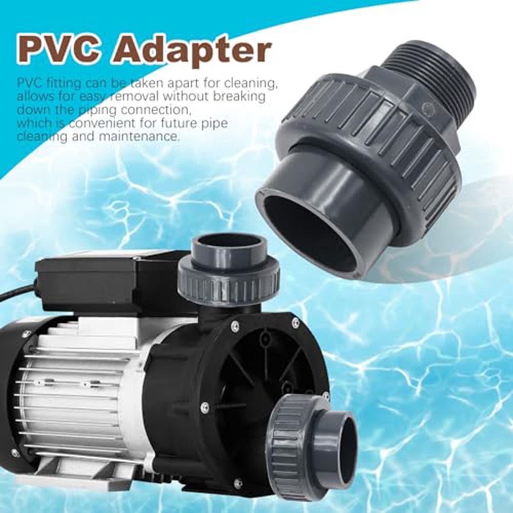 Robust PVC Pool Pump Connector External Thread Union Suitable for Pool ...