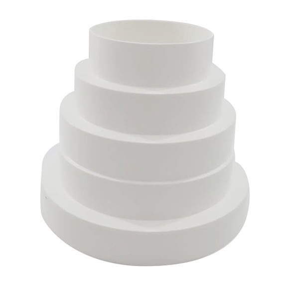 Robust Plastic Reducer Adapter, Long-lasting Performance for Kitchen Ventilation Systems Hood Duct Reducing Tool