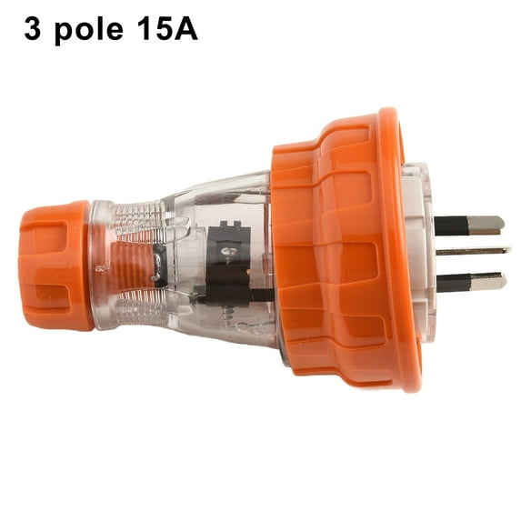Robust and Weatherproof Male Plug for Industrial Use 15 Amp IP66 Rated
