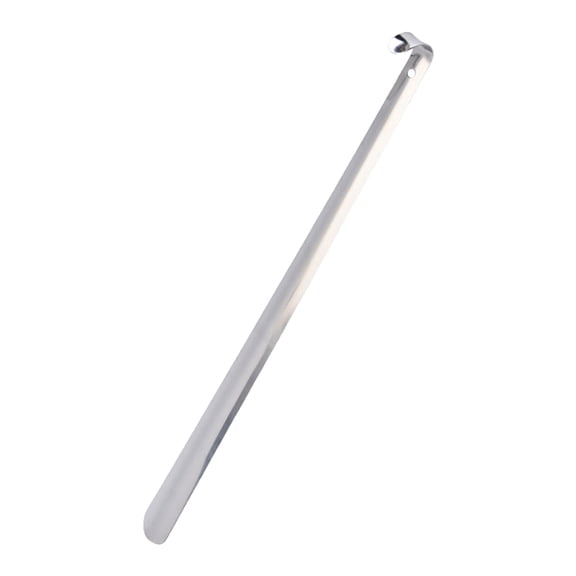 Robusts Shoe Horn Stainless Steel Long Shoe Lifter with Faux Handle for Boot and Tight Shoes Shoe Helper Tool