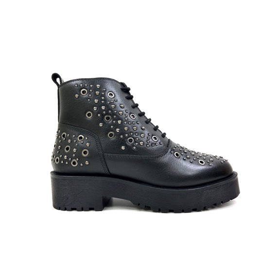 Robyn Black Studded Bootie