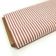 thumbnail image 1 of Roc-Lon 44/45 100% Cotton Woven Stripe Ticking Red, Cut By Yard, 1 of 7