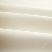 Roc-Lon Ivory Blackout Drapery Lining Fabric, 54 inch, White/Ecru - 3 Yard Cut