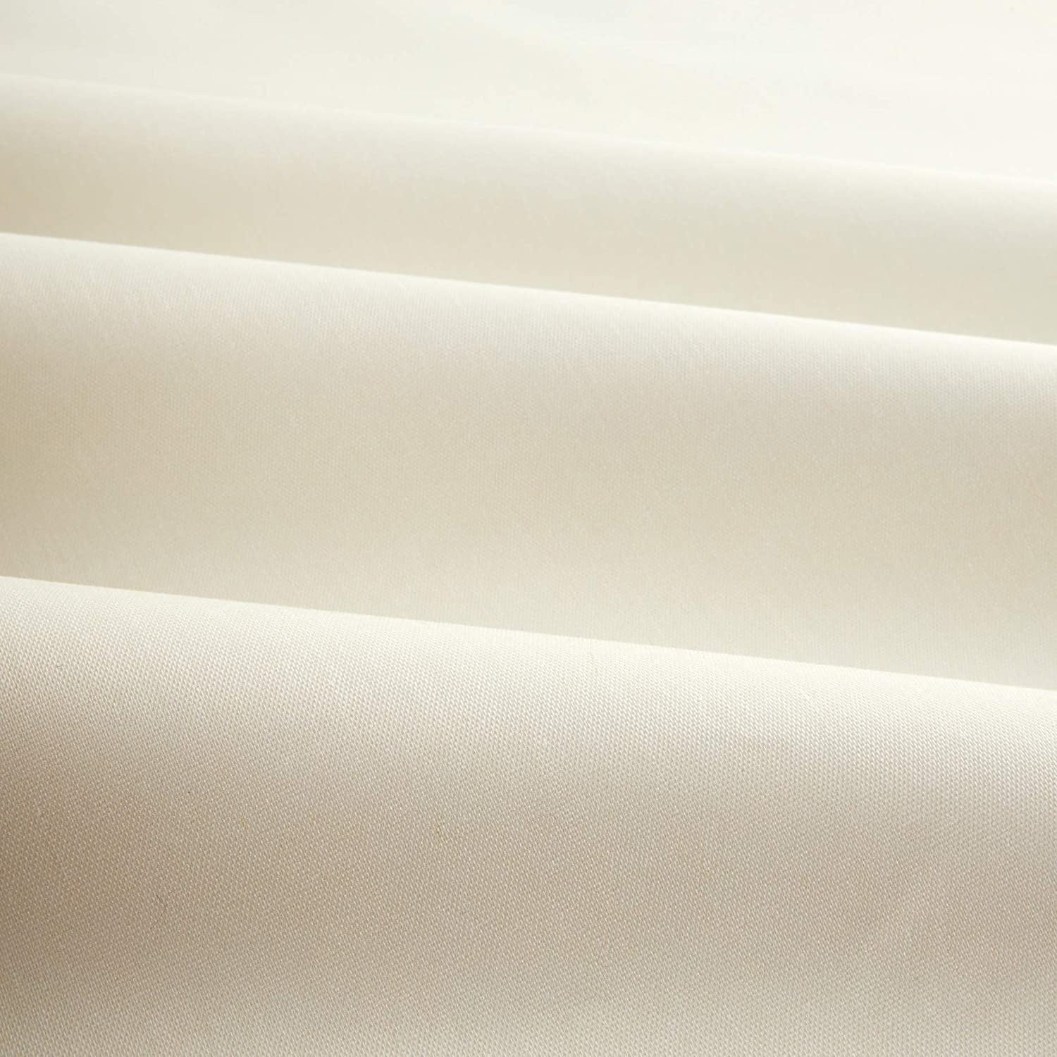 Roc-Lon Ivory Blackout Drapery Lining Fabric, 54 inch, White/Ecru - 8 Yard Cut
