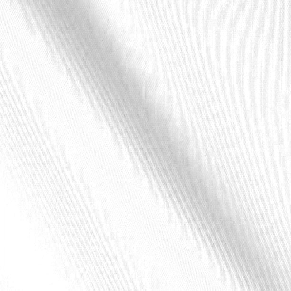 Roc-Lon Ivory Blackout Drapery Lining Fabric, 54 inch, White/White - 5 Yard Cut