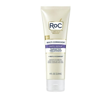 Roc Multi Correxion Crepe Repair Targeted Treatment Anti Aging Firming Moisturizer for Crepey Skin, 4 oz