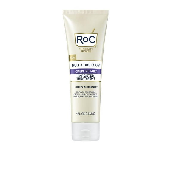 Roc Multi Correxion Crepe Repair Targeted Treatment Anti Aging Firming Moisturizer for Crepey Skin, 4 oz