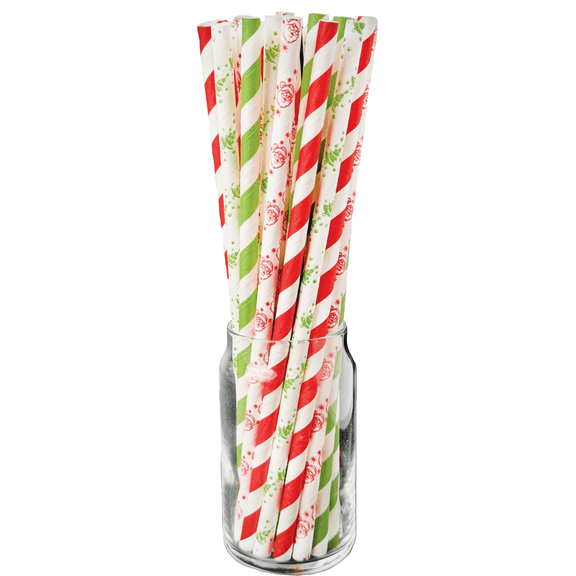 Roc Paper Straws Christmas Mix