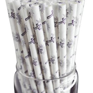 Roc Paper Straws Faith Paper Drinking Straws 100 Count Box
