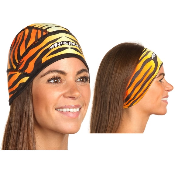 RocRide Headband and Beanie Skullcap Set for Men or Women (2 Pieces)