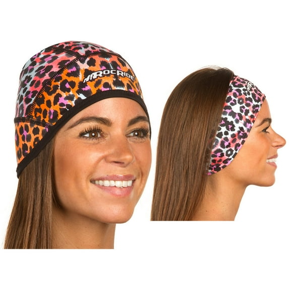 RocRide Headband and Beanie Skullcap Set for Men or Women (2 Pieces)