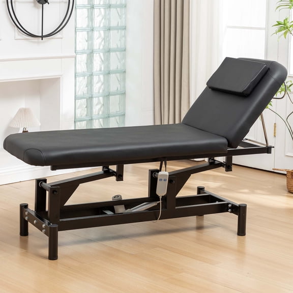 RocVanc Electric Height Adjustable Massage Bed Heavy Duty Tattoo Facial Table with Remote Control