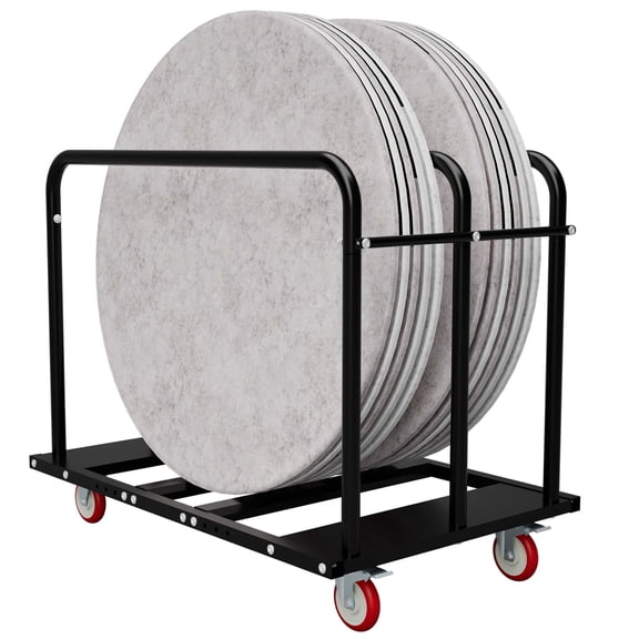 RocVanc Heavy Duty Dolly Cart, 2000 lbs Expandable Panel Truck and Drywall Cart with 360 Swivel Wheels for Sheetrock, Folding Tables