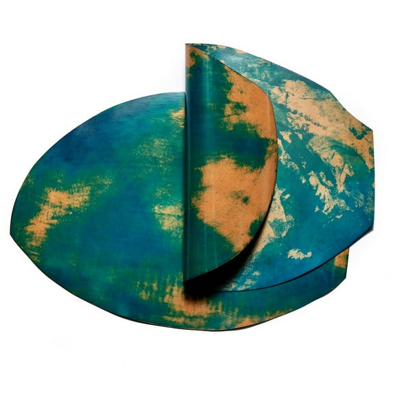 Rocado Shell Cordovan, Marble, Turquoise, 4oz, Multiple Sizes