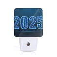 thumbnail image 1 of Rocae 2025 Happy New Year 5 for 0.5W Plug in Night Light, Dusk to Dawn, Bright Nightlight Auto-On/Off-US, 1 of 7