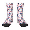 thumbnail image 1 of Rocae 4th Of July for Girls Boys Crew Socks,Children's Socks, Kids Socks, Toddler Socks: Daily Wear with Kids School Uniform, 1 of 5