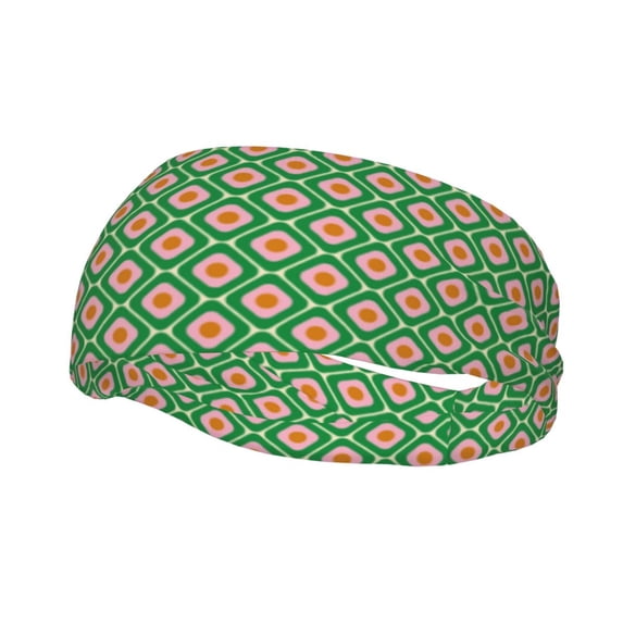 Rocae 60s and 70s Style for Sweatbands Sports Headband for Men and Women,Fashion Sweat Bands Headbands for Running,Cycling,Football, Yoga, Fitness