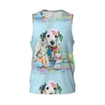 thumbnail image 1 of Rocae A Funny Little Dalmatian Puppy for Men's Basketball Jersey Lightweight and Breathable Athletic Tank Top,Quick-Drying Sports Jersey Large, 1 of 9