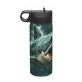 thumbnail image 1 of Rocae Abstract Geometric Shark for 18oz Sports Insulated Kettle Stainless Steel Water Bottle For Running Hiking Cycling Climbing Men Woman'S Sports Water Bottle, 1 of 8