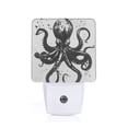 thumbnail image 1 of Rocae Abstract Ink Octopus for 0.5W Plug in Night Light, Dusk to Dawn, Bright Nightlight Auto-On/Off-US, 1 of 7
