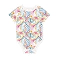 thumbnail image 1 of Rocae Abstract Marble Texture for Baby Climbing Clothes Soft Baby Romper for Active Infants Comfortable and Breathable Crawling Jumpsuit Unisex Baby Outfit 6 Months, 1 of 8