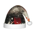 thumbnail image 1 of Rocae Abstract Red Koi Fish Art for Christmas Hat for Kids Hats Christmas Party Supplies, 1 of 6