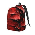 thumbnail image 1 of Rocae Abstract Red Textured Canvas for Canvas College Laptop Backpack for Men Women -Medium, 1 of 5