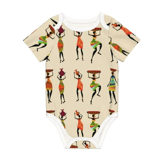 Rocae African Women for Baby Climbing Clothes Soft Baby Romper for Active Infants Comfortable and Breathable Crawling Jumpsuit Unisex Baby Outfit 2 Years