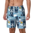 thumbnail image 1 of Rocae Airplanes and Aviation Signs for Men's Swim Trunks Quick Dry With Two Side Pockets and One Lined Patch Pocket3X-Large, 1 of 9