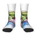 thumbnail image 1 of Rocae Alligator Donut Pool Float for Girls Boys Crew Socks,Children's Socks, Kids Socks, Toddler Socks: Daily Wear with Kids School Uniform, 1 of 5