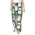 thumbnail image 1 of Rocae Alpaca Faces for Women's Pajama Pants Pj Pants Lounge Pants-XX-Large, 1 of 6