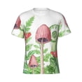 thumbnail image 1 of Rocae Amanita Fly Agaric for Men's Moisture-Wicking Crew Tee - T-Shirt for Sports, Outdoor Activities, and Casual WearLarge, 1 of 9