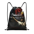 thumbnail image 1 of Rocae American Bald Eagle Warrior for Gym Bag Drawstring Bags Gym Backpack for Gym, Travel, Sports, Swimming, Beach-Small, 1 of 6