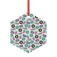 thumbnail image 1 of Rocae American Musical for Acrylic Christmas Pendant Ornament for Festive Decor Hanging Pendant,Perfect for Home and Office-Hexagon, 1 of 7