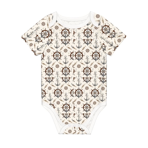 Rocae Anchors with Rope for Baby Climbing Clothes Soft Baby Romper for Active Infants Comfortable and Breathable Crawling Jumpsuit Unisex Baby Outfit 18 Months