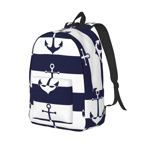 Rocae Anchors for Durable Canvas Backpack Leisure Large Bag Travel Rucksack Multi-function Backpack Medium