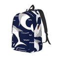 thumbnail image 1 of Rocae Angry Shark for Durable Canvas Backpack Leisure Large Bag Travel Rucksack Multi-function Backpack Medium, 1 of 8