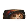 thumbnail image 1 of Rocae Animal Cat for Multifunctional Pen Organizer with Zipper Closure, Ideal for Tools, Gadgets, Cosmetics, Stationary,Travel Accessary, 1 of 5
