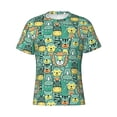 thumbnail image 1 of Rocae Animals with Leaf for Men's Moisture-Wicking Crew Tee - T-Shirt for Sports, Outdoor Activities, and Casual WearMedium, 1 of 9