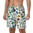 thumbnail image 1 of Rocae Art Of Livings for Men's Swim Trunks Quick Dry With Two Side Pockets and One Lined Patch Pocket3X-Large, 1 of 9